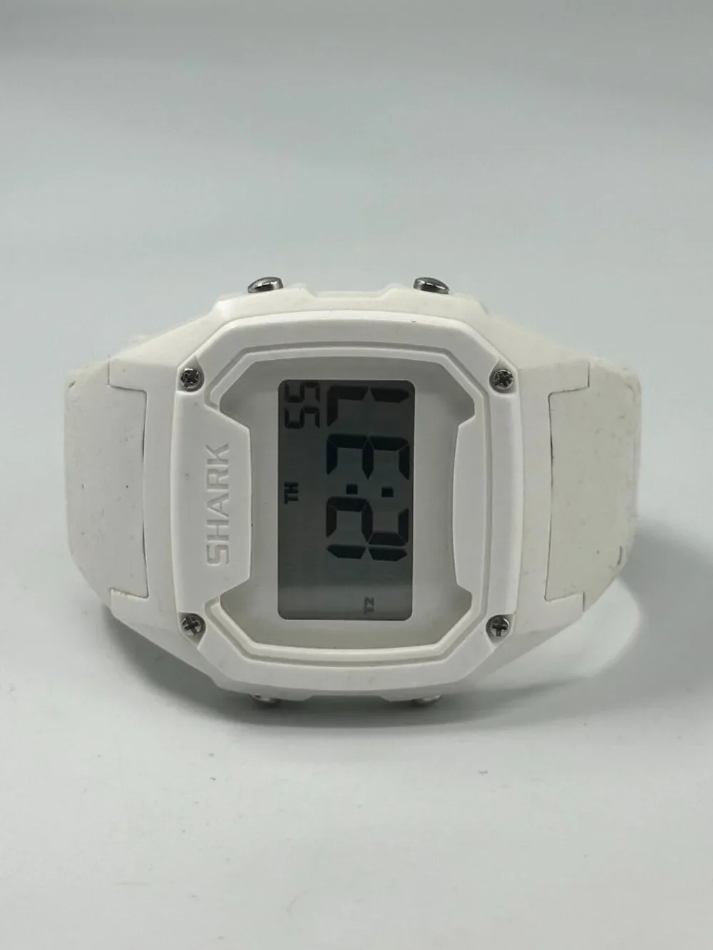 Freestyle Shark Classic Digital Watch White Out Men 45MM Dial New Battery 9